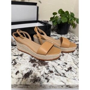 New Lauren Ralph Lauren Wedge‎ platform Sandal Size 9.5B